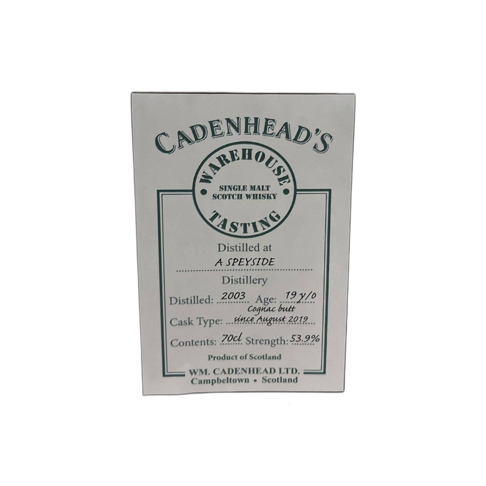 A Speyside Distillery 2003 CA 2