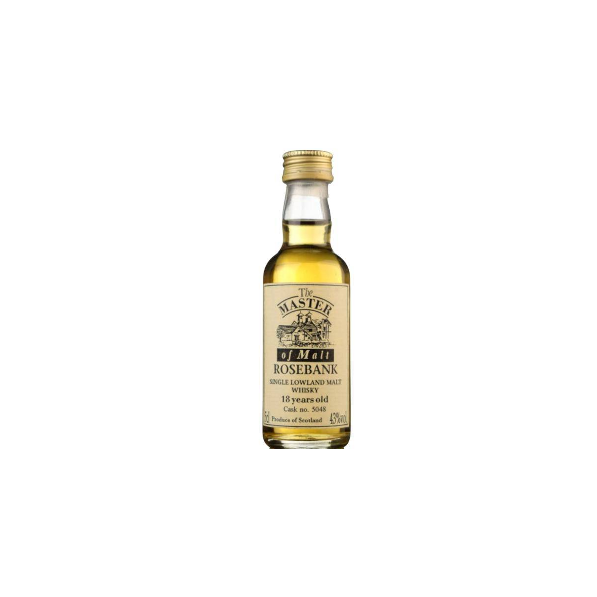 Rosebank Miniature 18 Years Single Malt Whisky
