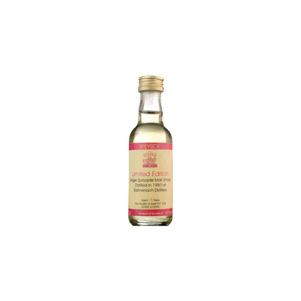 Balmenach Miniature 1980 15 Years Single Malt Whisky
