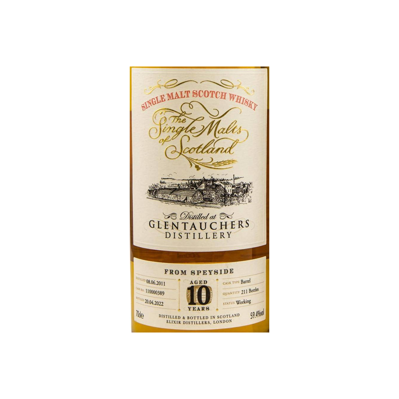 Elixir Distillers The Single Malts of Scotland 2011 10 Years Single Malt Whisky 3