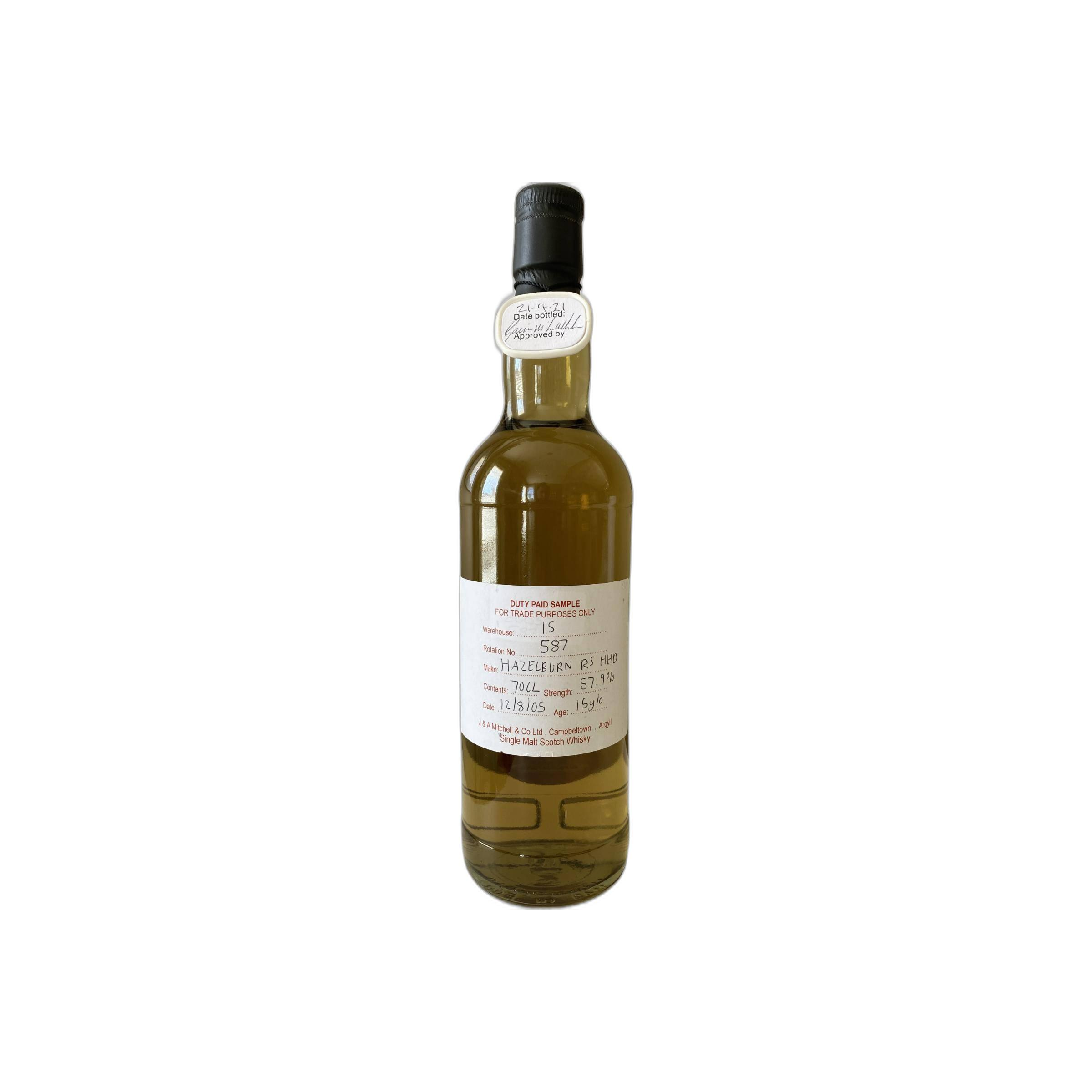 Springbank Duty Paid Sample - For Trade Purposes Only 2005 15 Years Single Malt Whisky