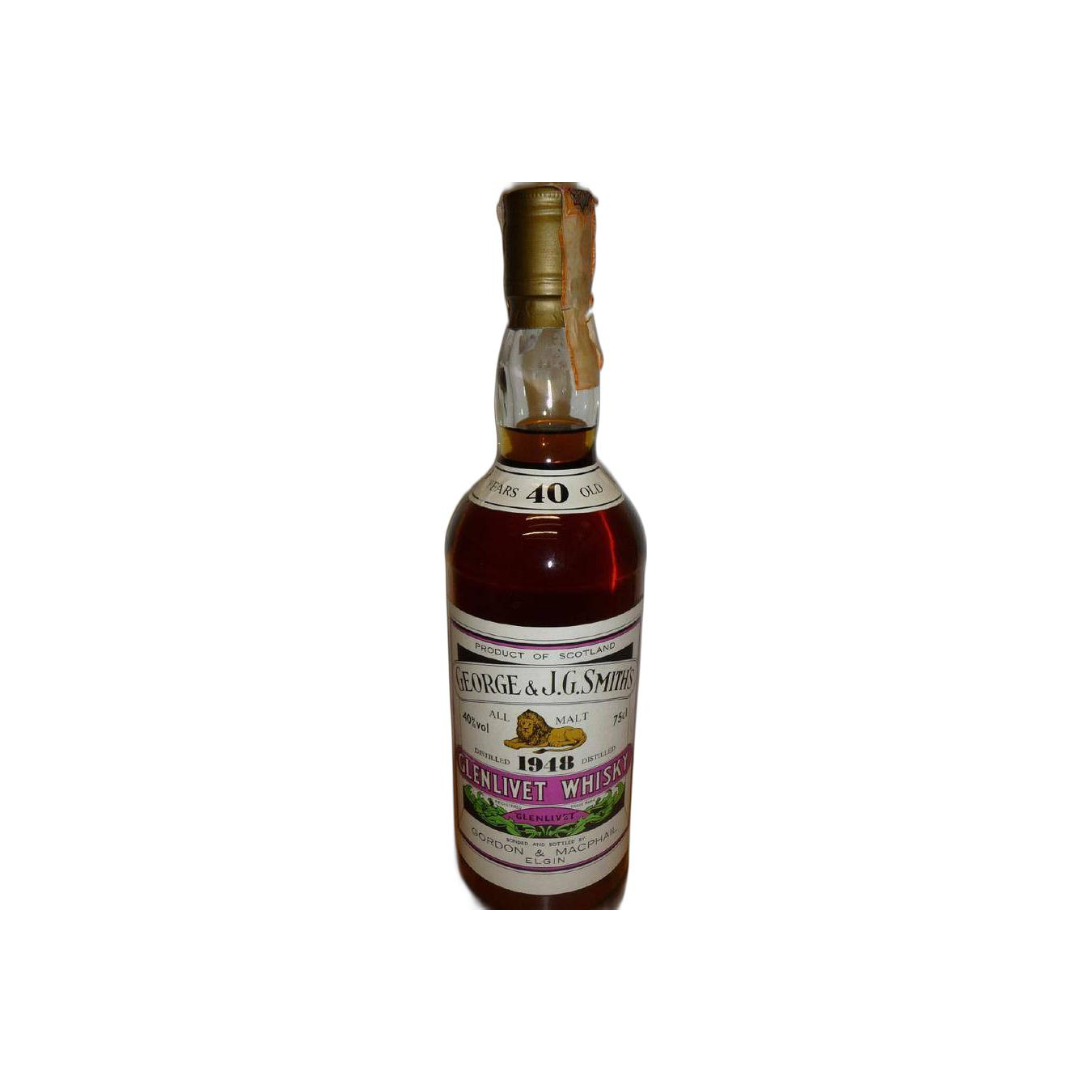 The Glenlivet 1948 40 Years Single Malt Whisky