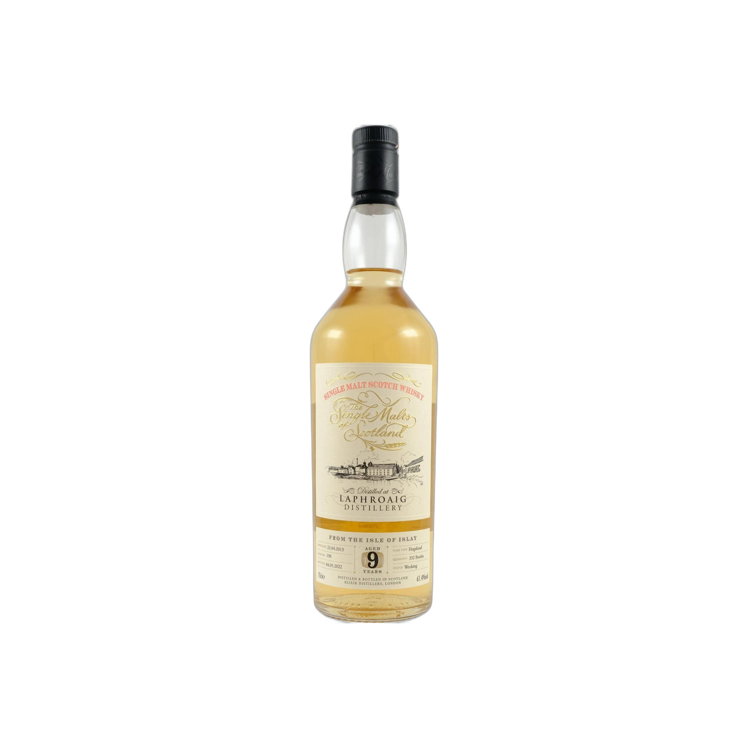 Laphroaig The Single Malts of Scotland 2013 9 Years Single Malt Whisky