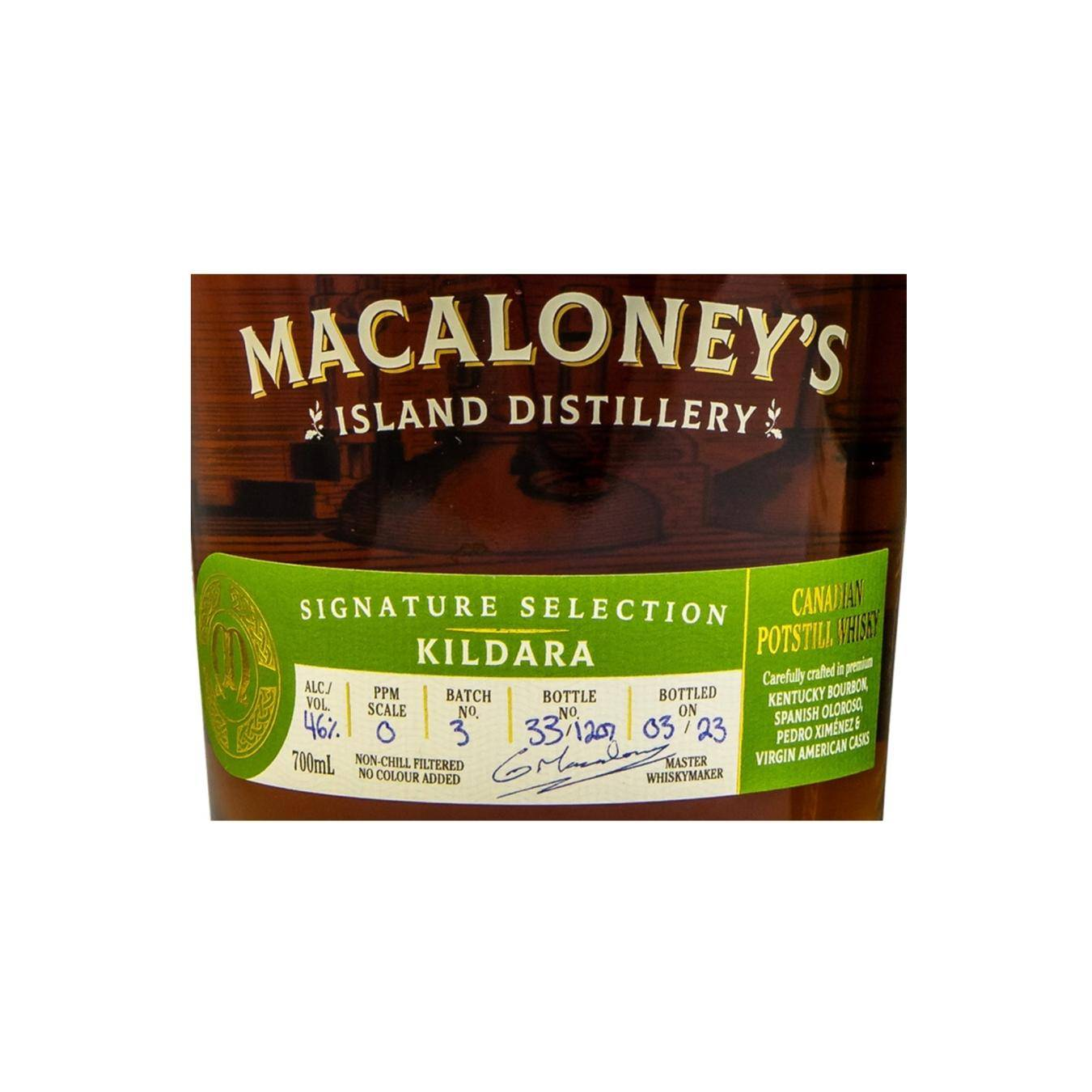 Macaloney's Single Pot Still Whisky 3
