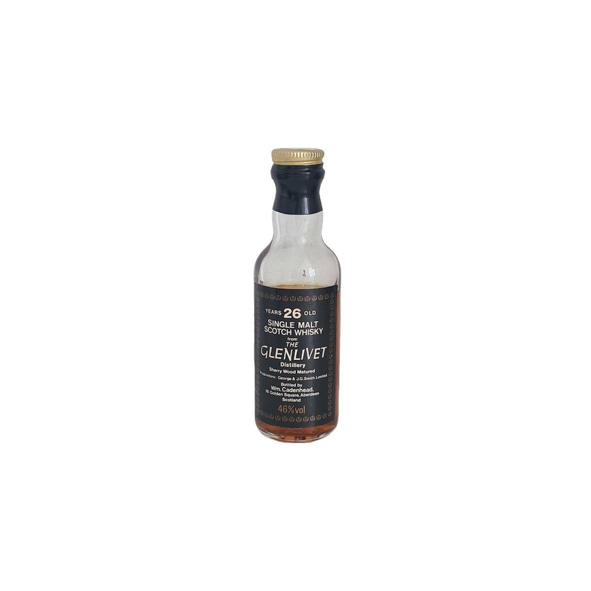 The Glenlivet Miniature 26 Years Single Malt Whisky