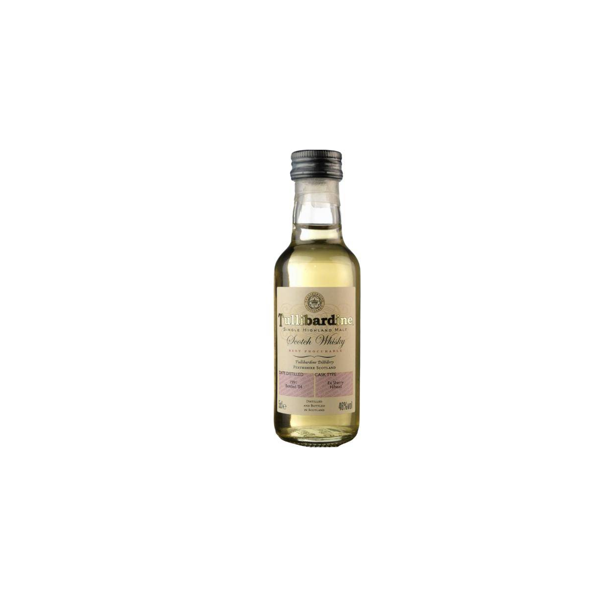 Tullibardine Miniature 1991 13 Years Single Malt Whisky