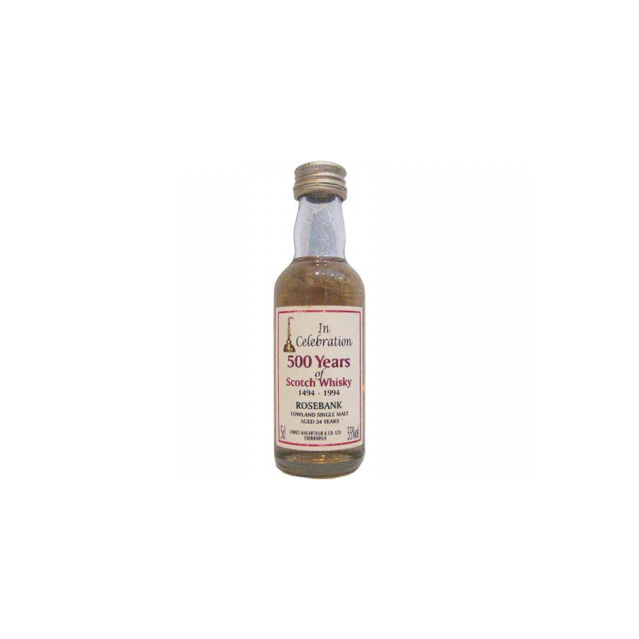 Rosebank 34 Years Single Malt Whisky