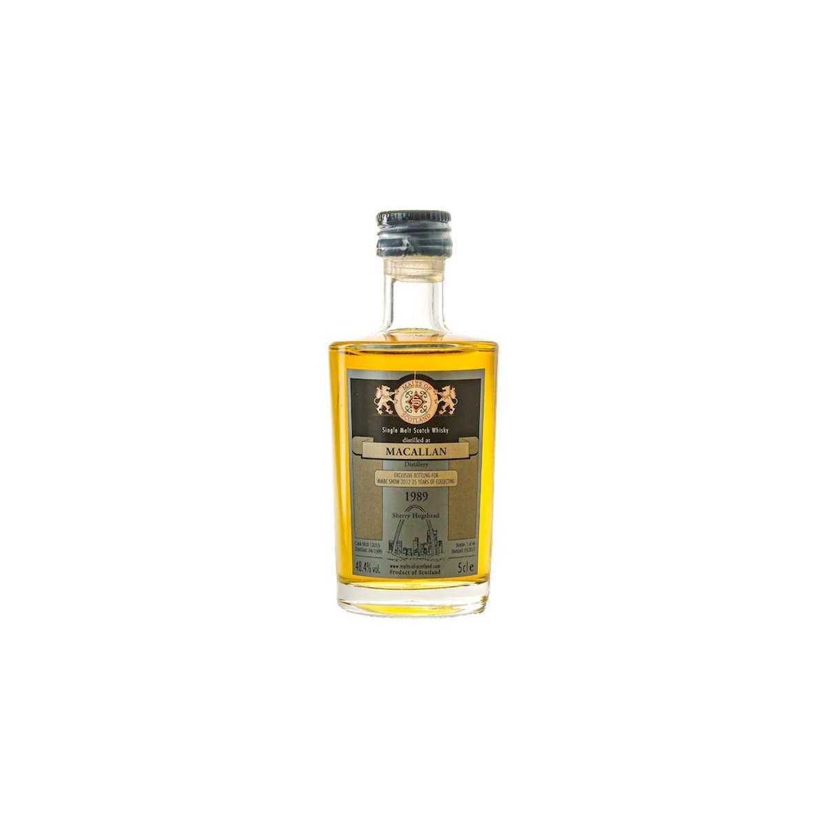 The Macallan Miniature 1989 22 Years Single Malt Whisky