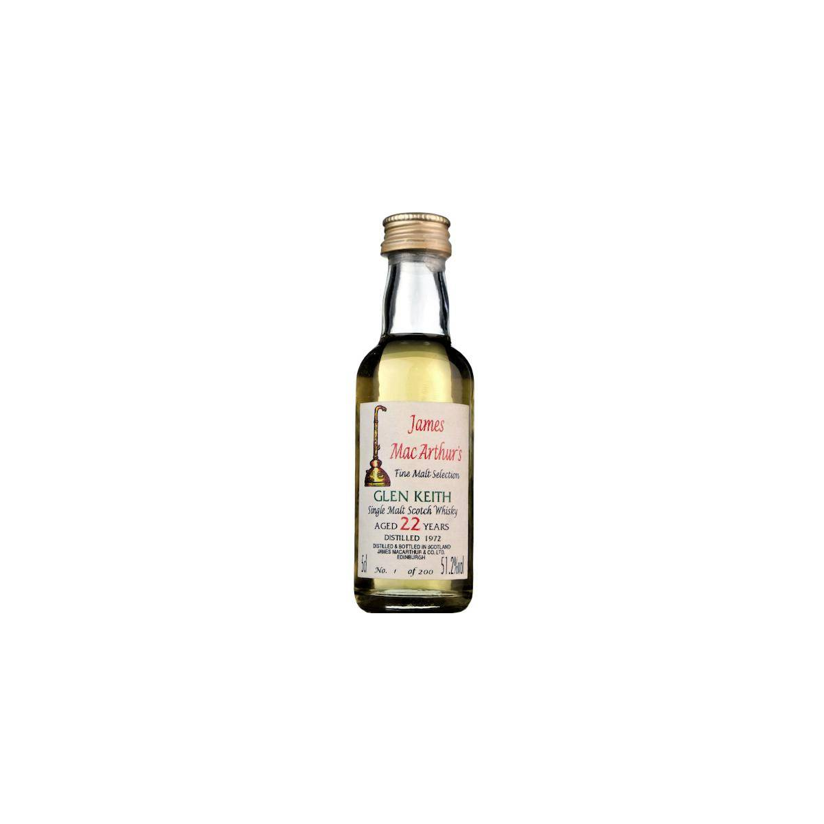 Glen Keith 1972 22 Years Single Malt Whisky