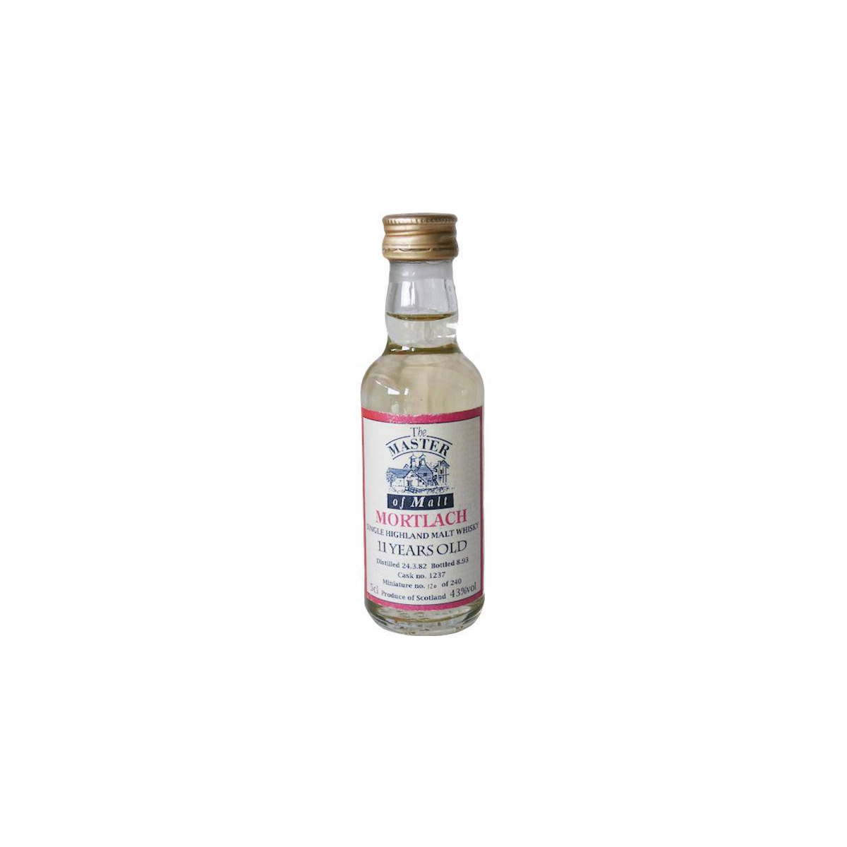 Mortlach Miniature 1982 11 Years Single Malt Whisky