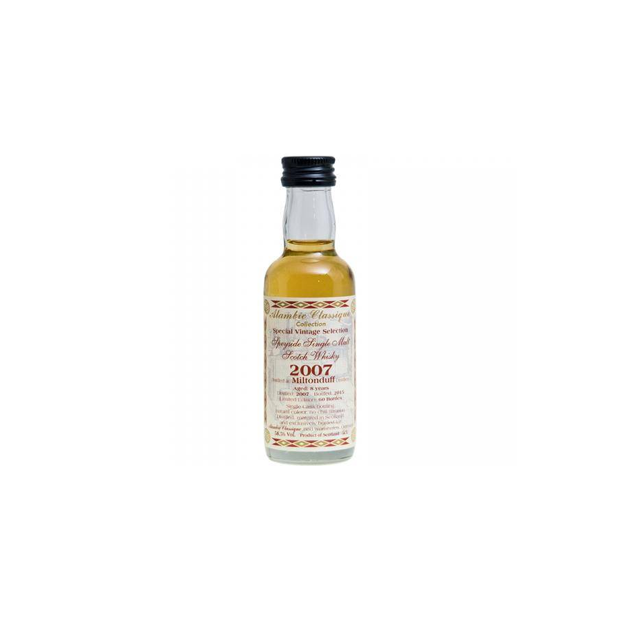 Miltonduff 2007 8 Years Single Malt Whisky