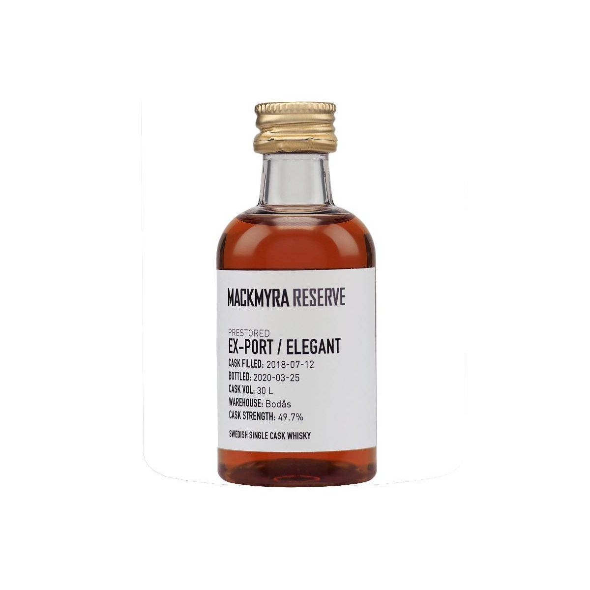 Mackmyra 2018 1 Years Spirit Whisky