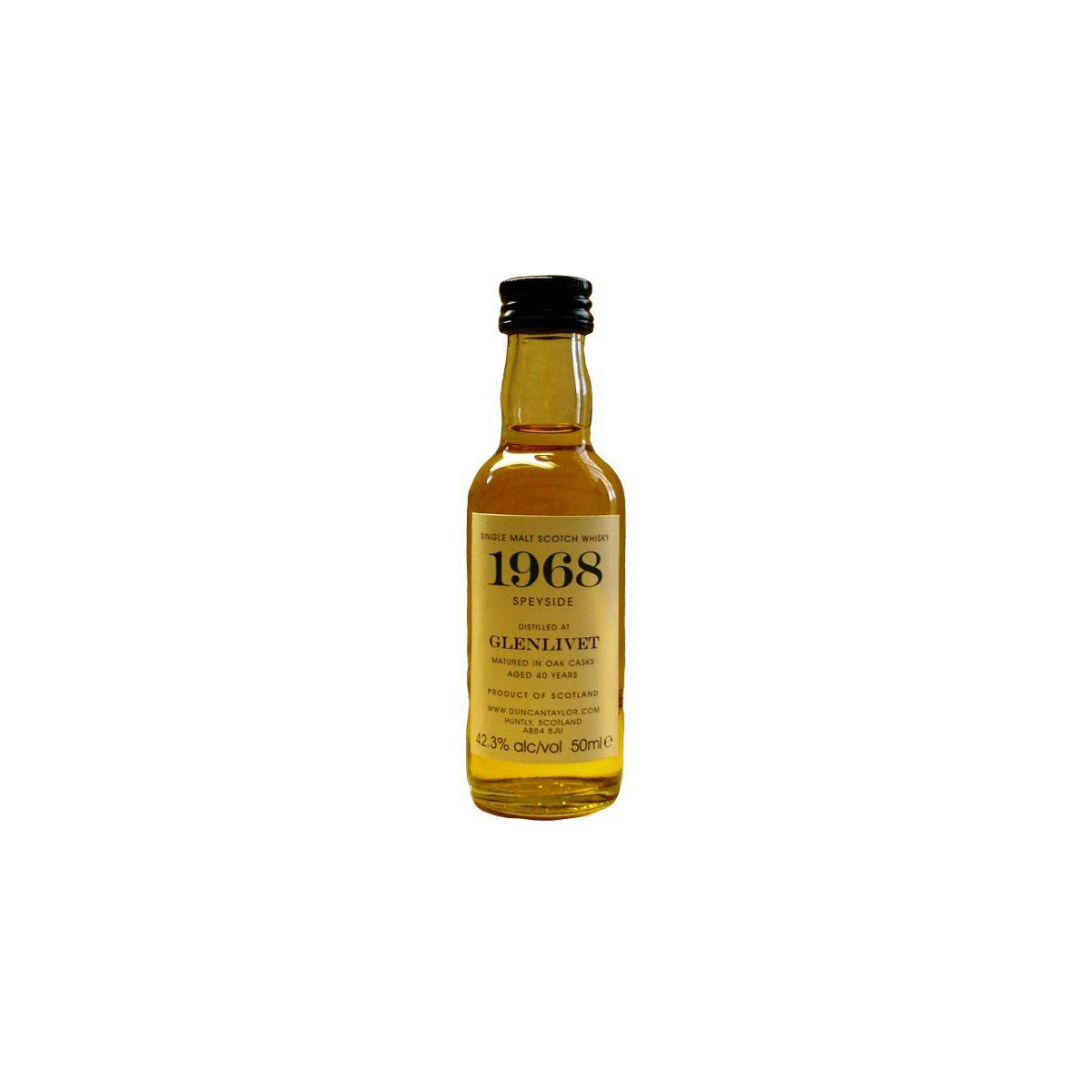 The Glenlivet Miniature 1968 40 Years Single Malt Whisky