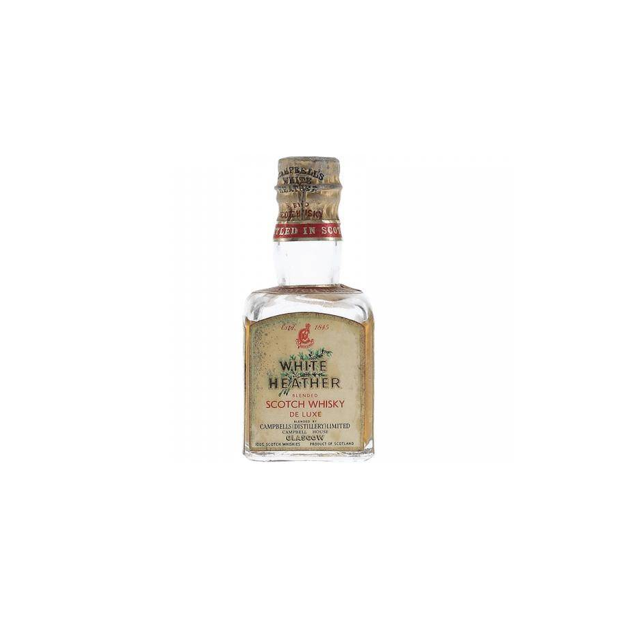 White Heather Blended Scotch Whisky De Luxe
