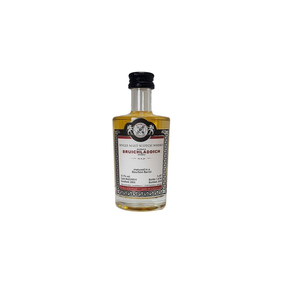 Bruichladdich Miniature 2003 17 Years Single Malt Whisky