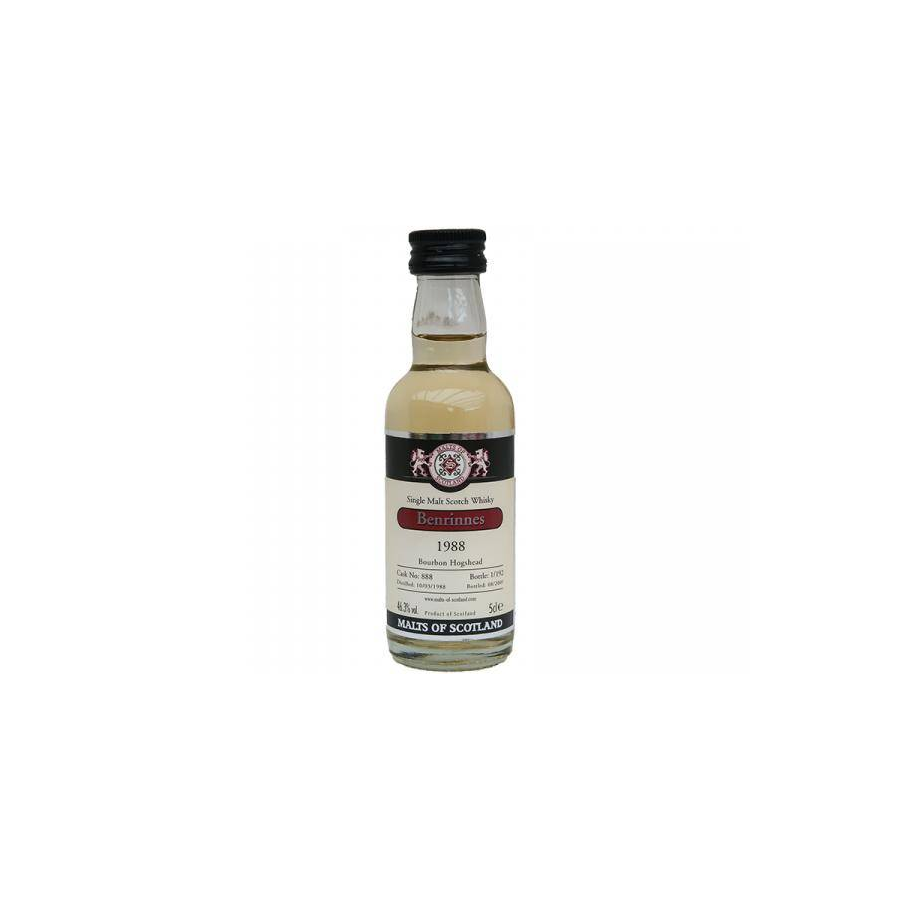 Benrinnes Miniature 1988 21 Years Single Malt Whisky