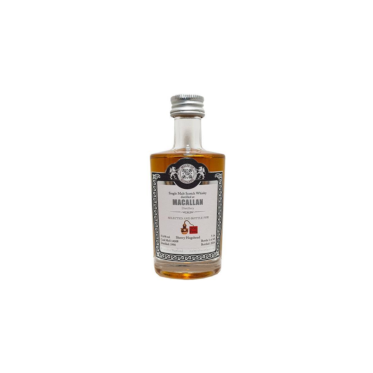 The Macallan Miniature 1990 24 Years Single Malt Whisky