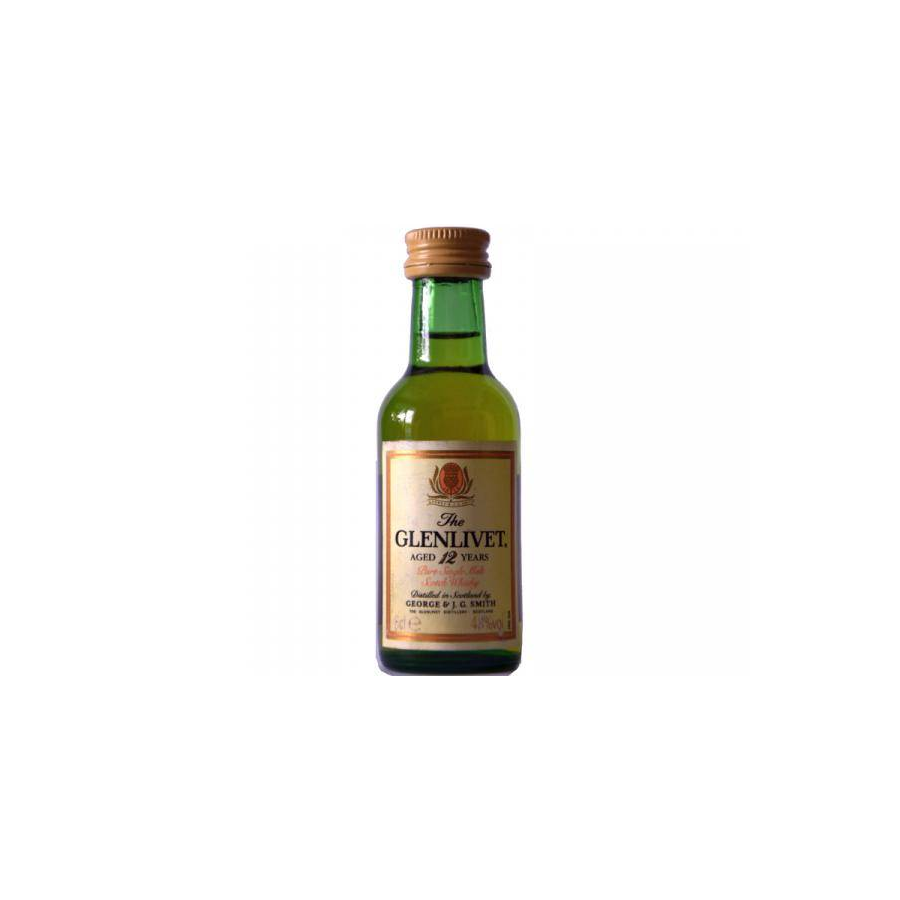 The Glenlivet Miniature 12 Years Single Malt Whisky