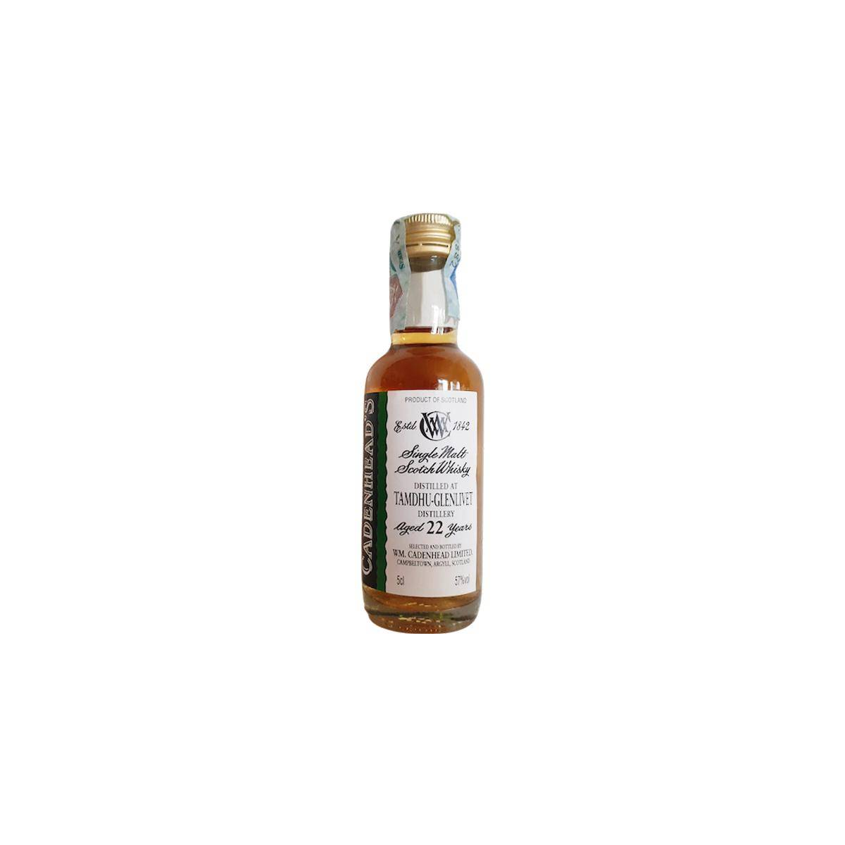 Tamdhu Miniature 1991 22 Years Single Malt Whisky