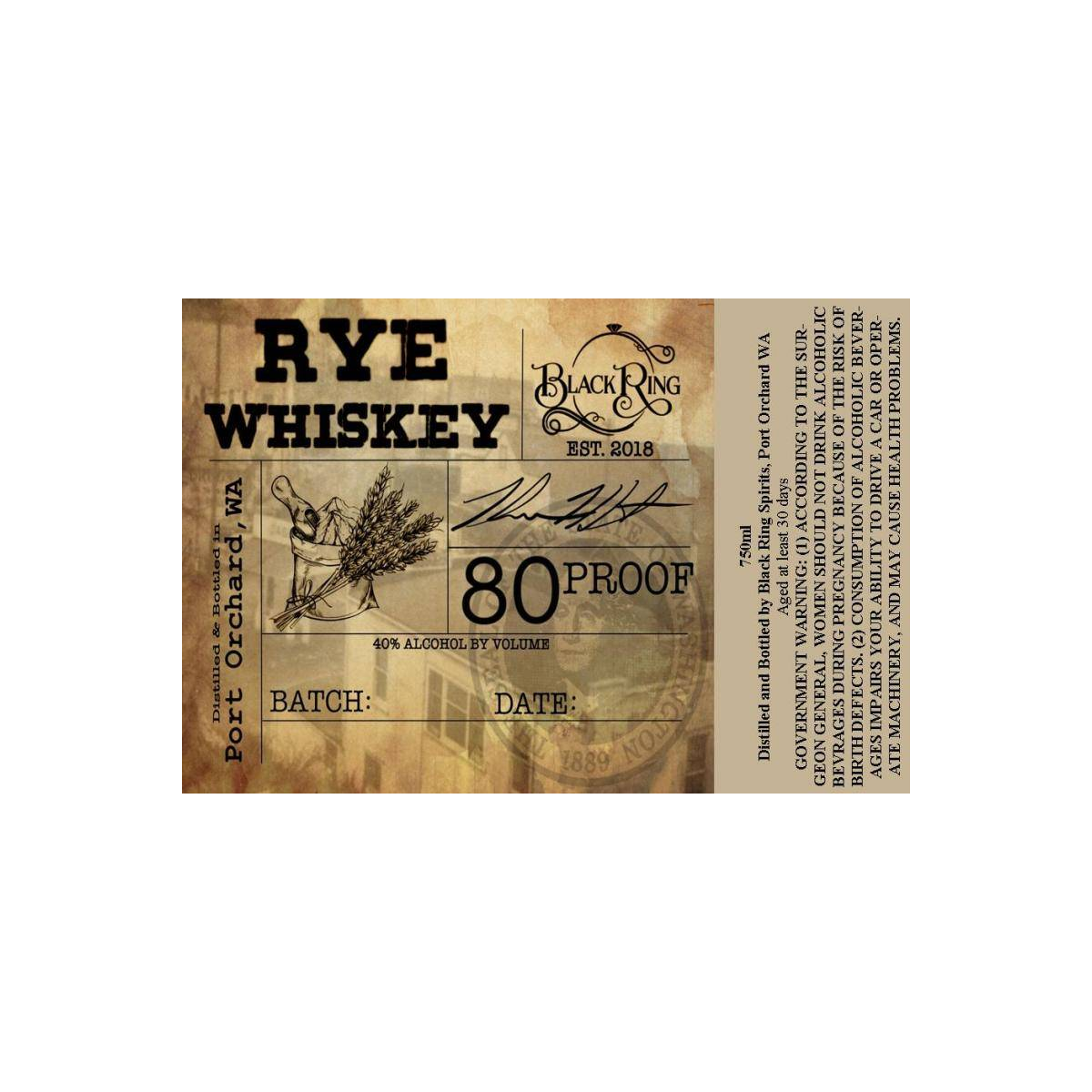 Black Ring Rye Whiskey