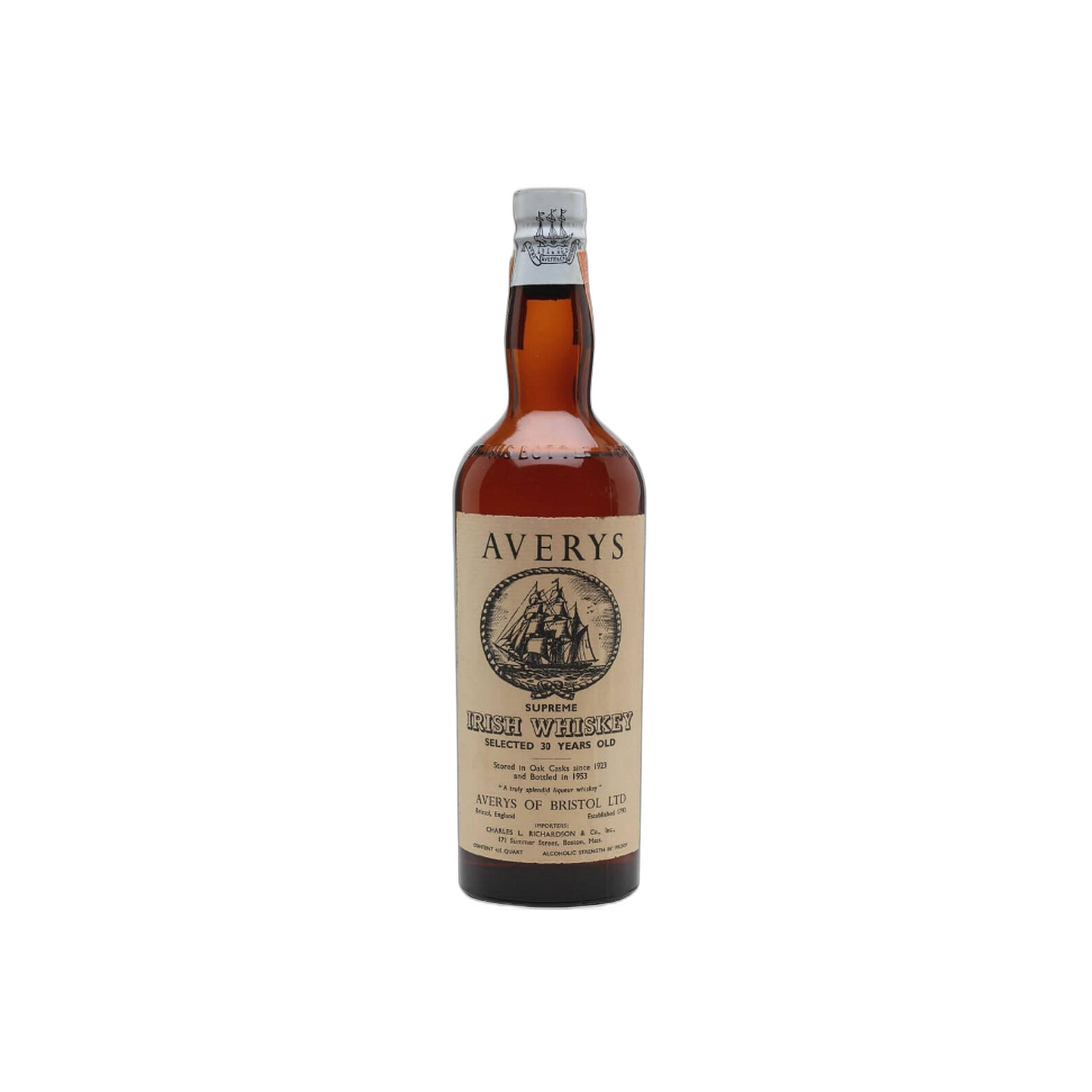 Averys Supreme Irish Whiskey