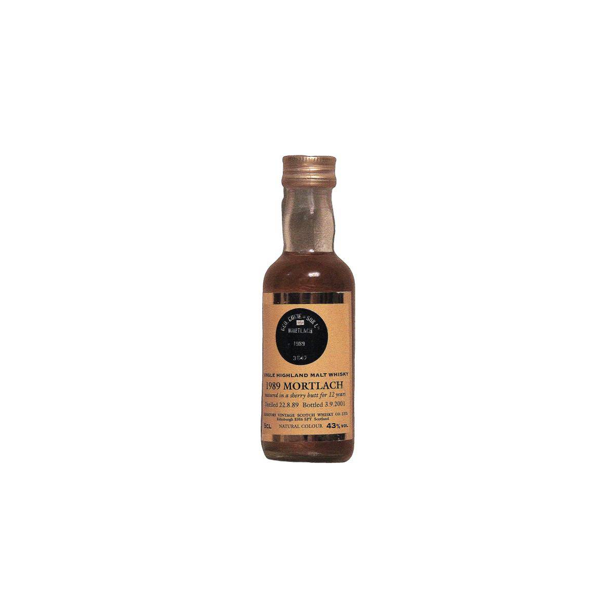 Mortlach 1989 12 Years Single Malt Whisky 3