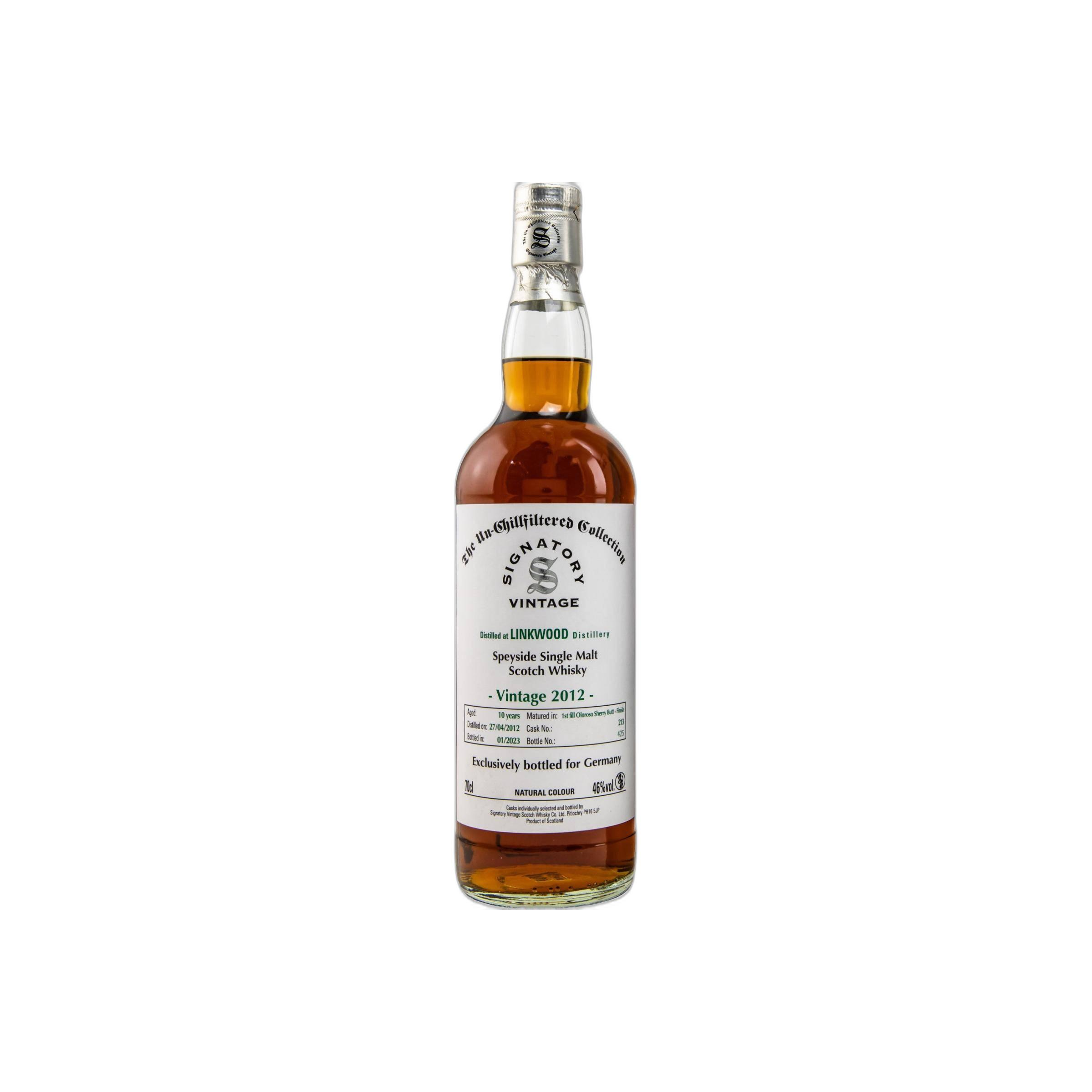Signatory Vintage The Un-Chillfiltered Collection 2012 10 Years Single Malt Whisky