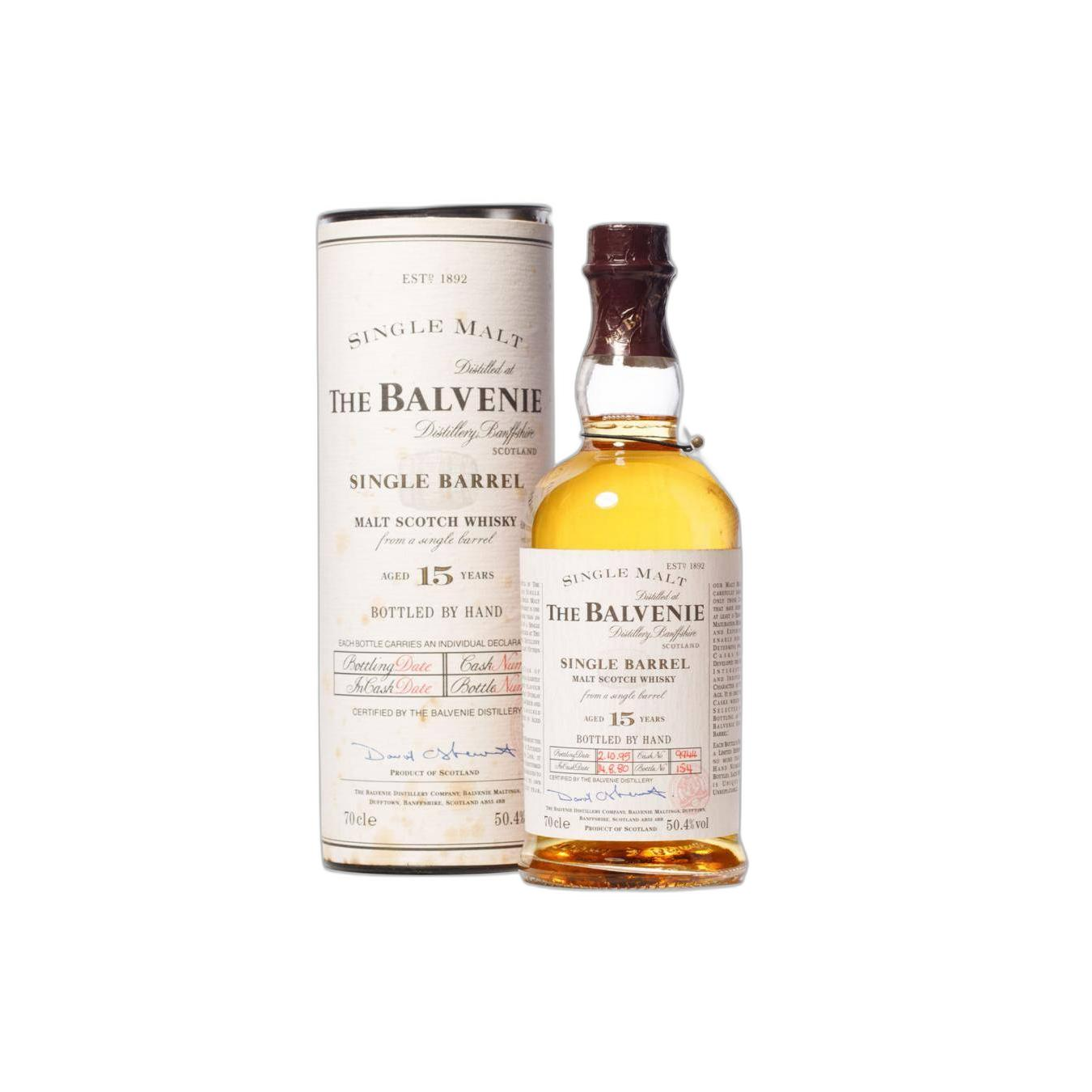 The Balvenie Single Cask 1980 15 Years Single Malt Whisky