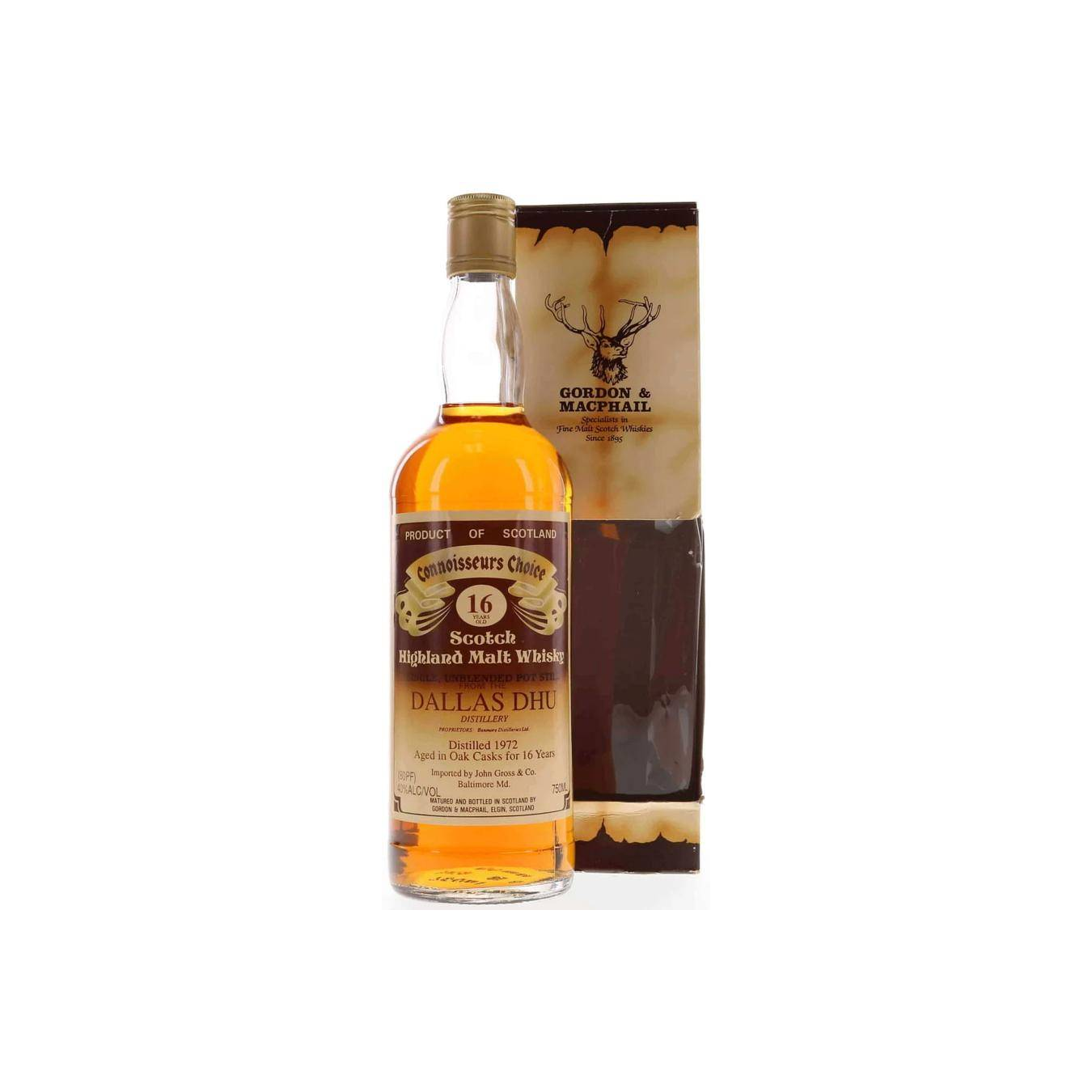 Gordon & MacPhail Connoisseurs Choice 1972 16 Years Single Malt Whisky