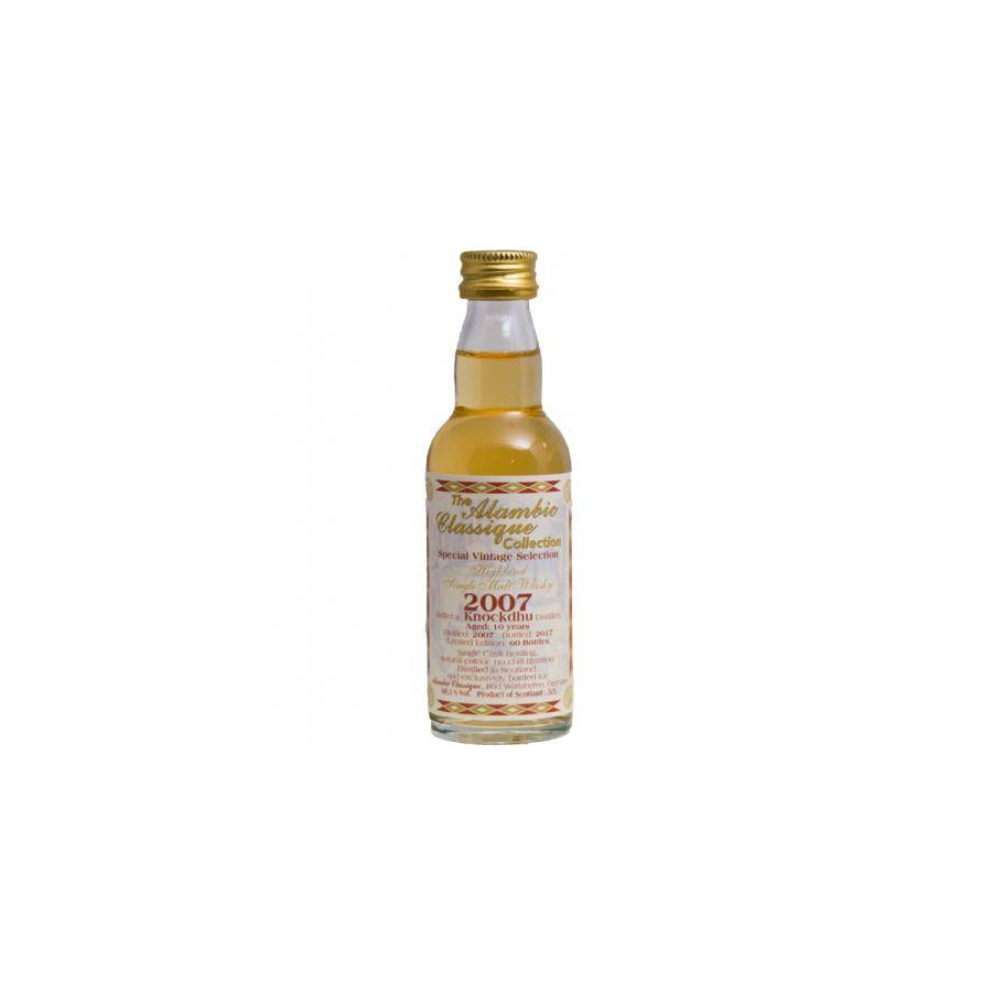 The Knockdhu 2007 10 Years Single Malt Whisky