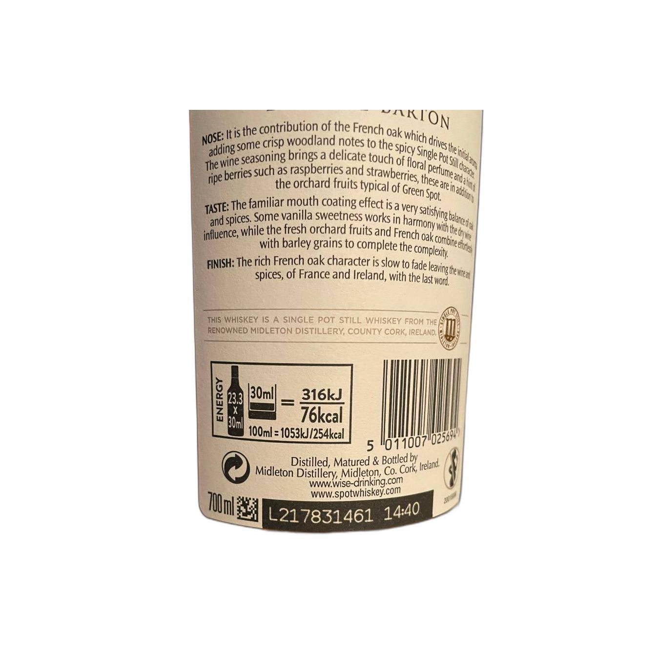Midleton Single Pot Still Whisky 2