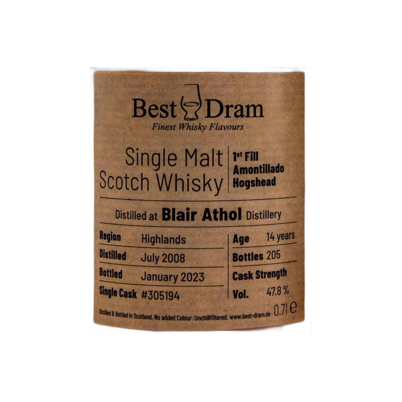 Blair Athol 2008 14 Years Single Malt Whisky 3