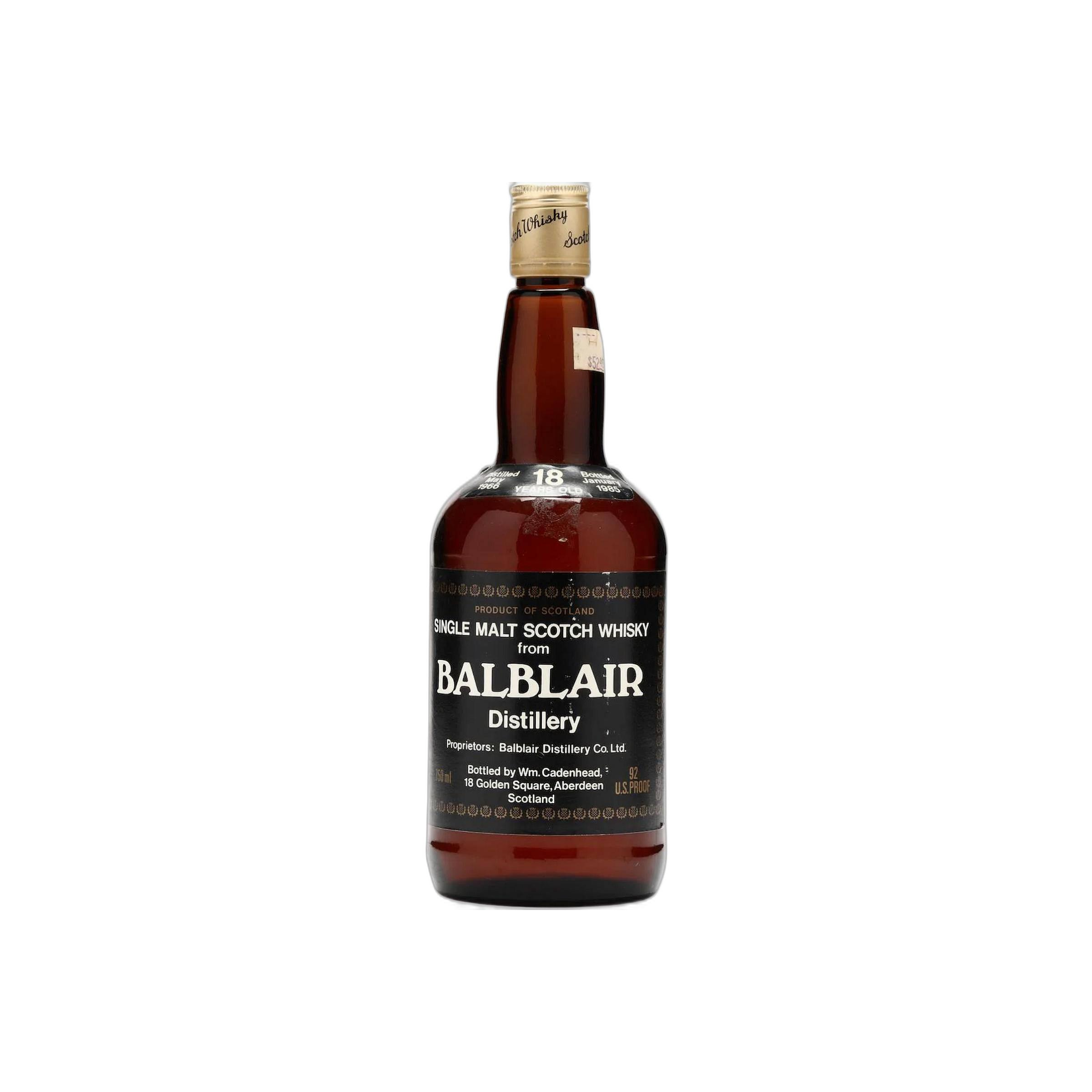 Balblair 1966 18 Years Single Malt Whisky