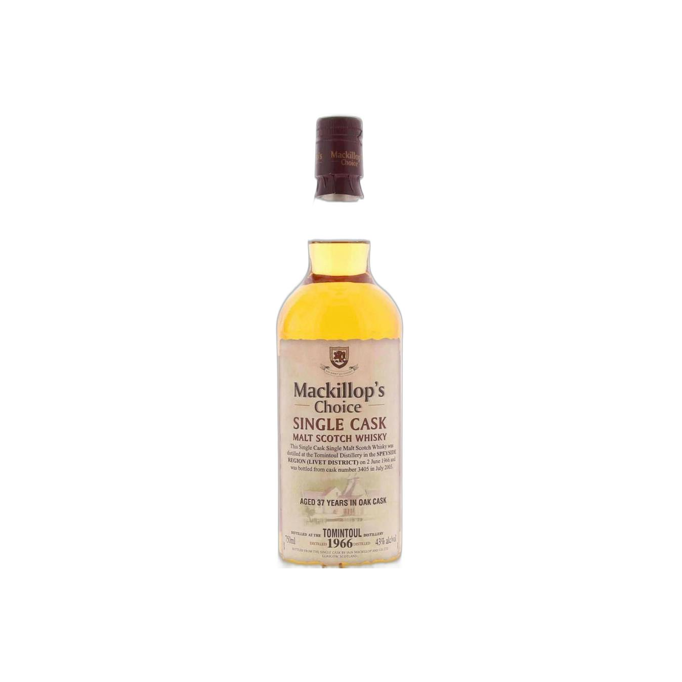 Tomintoul Single Cask 1966 37 Years Single Malt Whisky