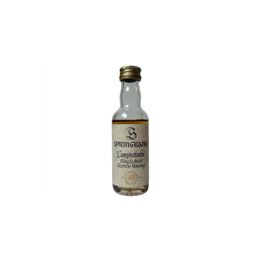 Springbank 40 Years Single Malt Whisky