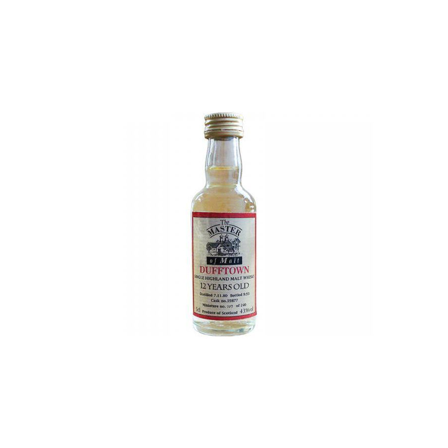 Dufftown Miniature 1980 12 Years Single Malt Whisky