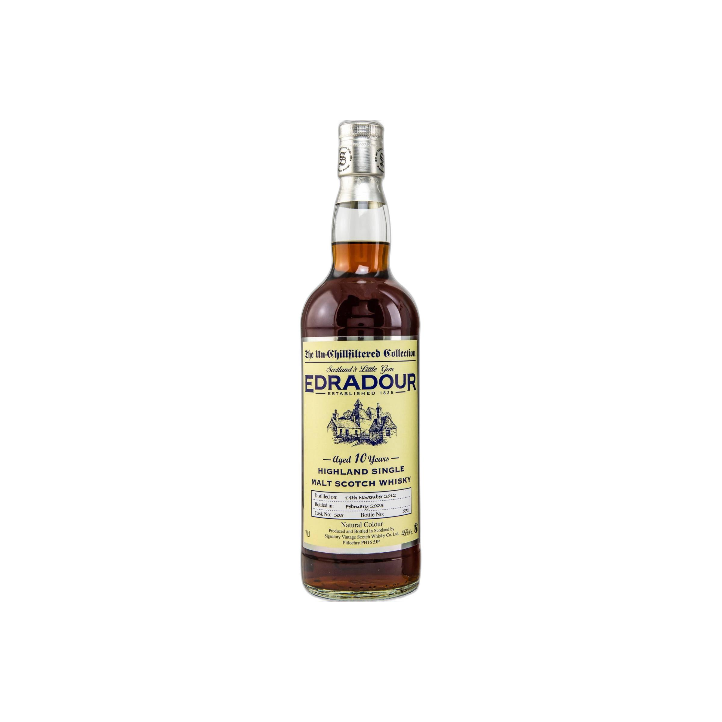 Edradour The Un-Chillfiltered Collection 2012 10 Years Single Malt Whisky