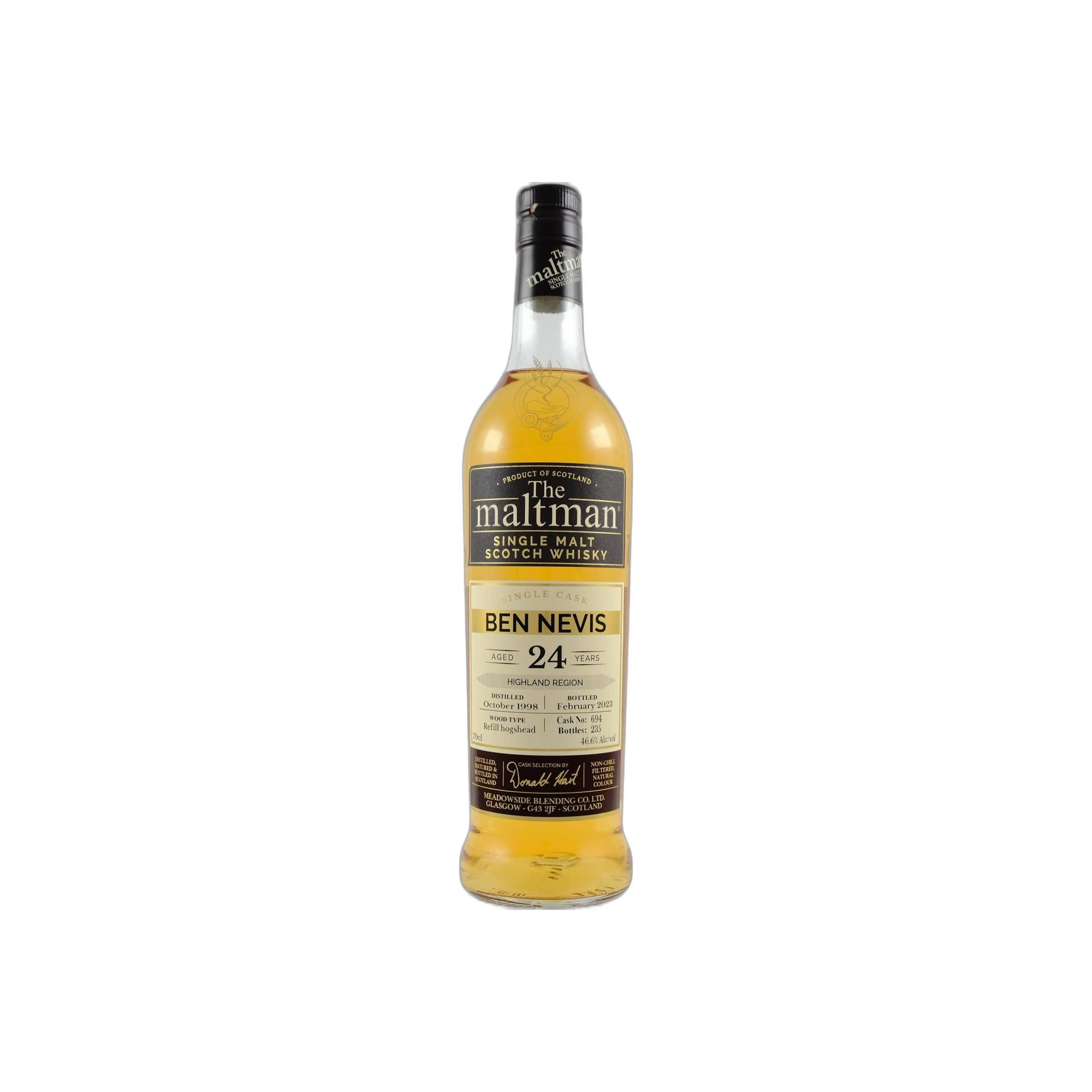 Ben Nevis 1998 24 Years Single Malt Whisky
