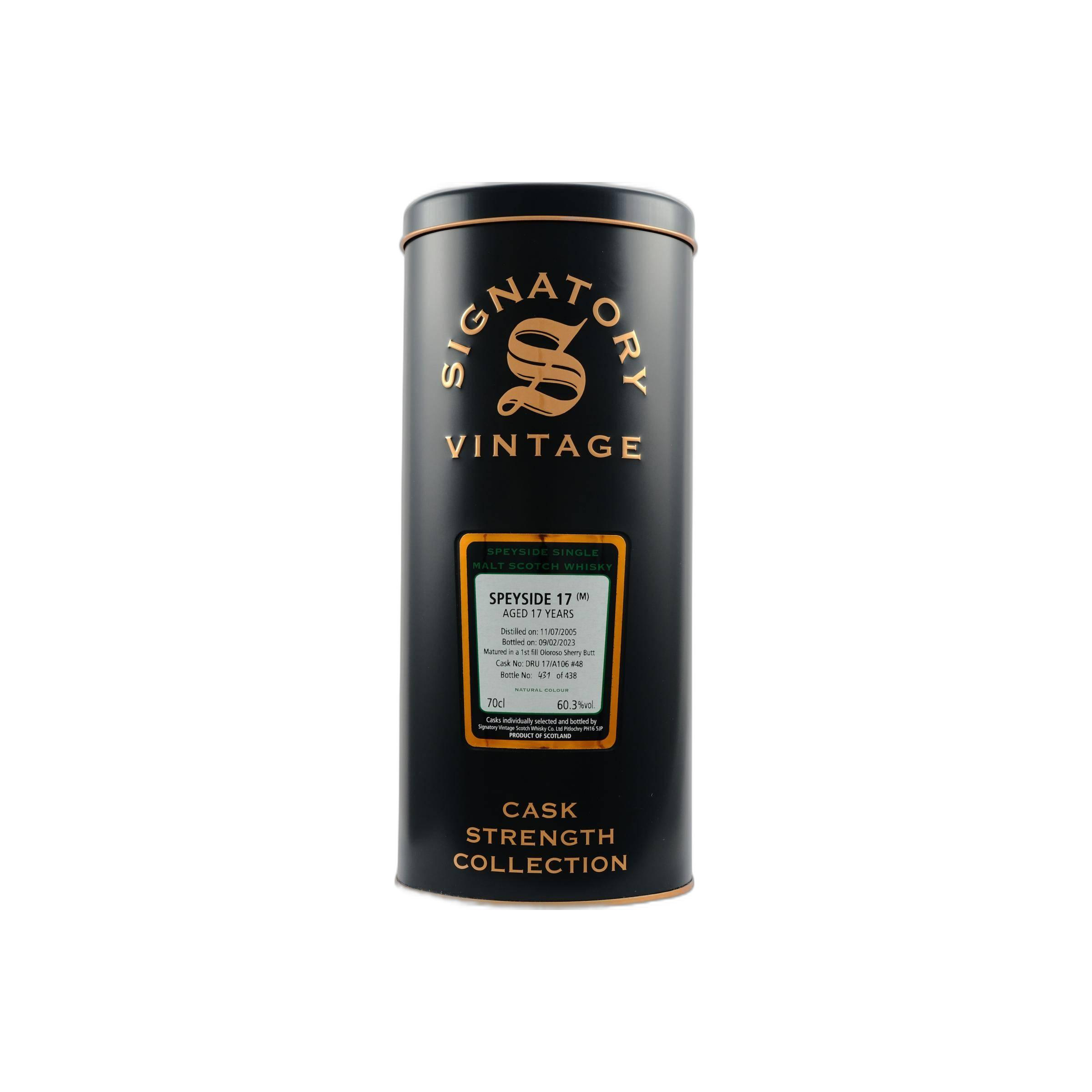 Signatory Vintage Cask Strength Collection 2005 17 Years Single Malt Whisky 2