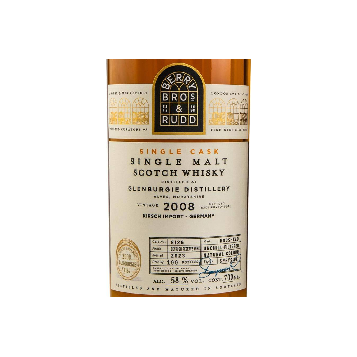 Glenburgie Single Cask 2008 15 Years Single Malt Whisky 3