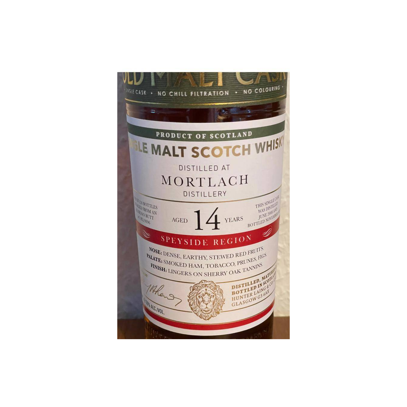 Mortlach Old Malt Cask 2008 14 Years Single Malt Whisky 2