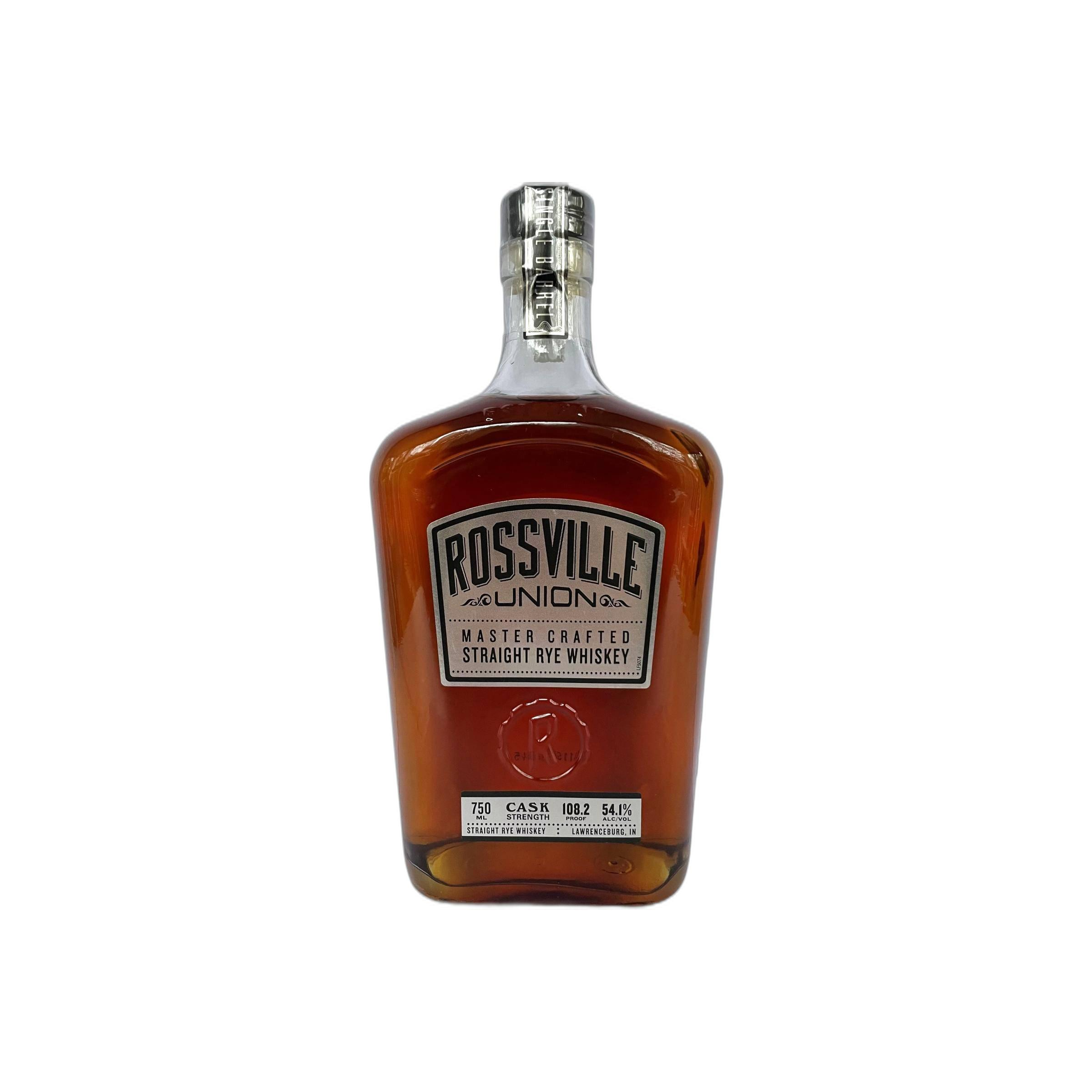 Rossville Union Master Crafted Straight Rye Whiskey