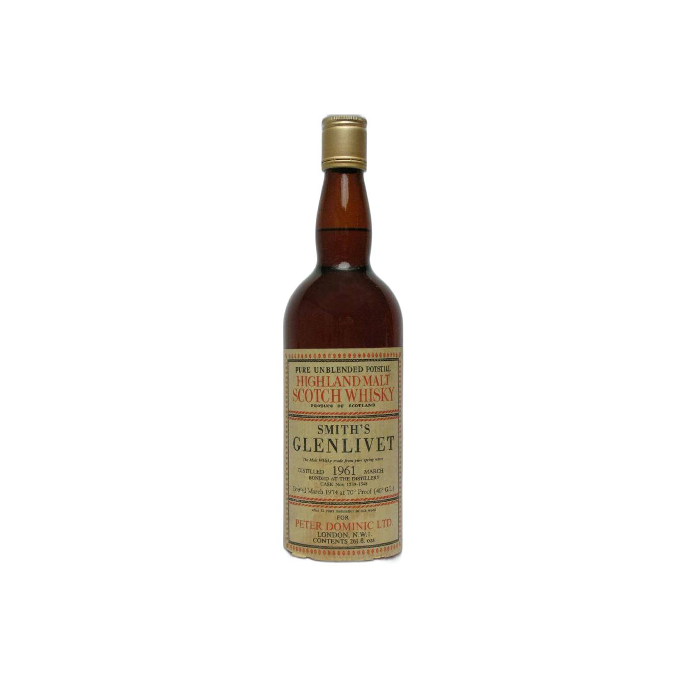 The Glenlivet 1961 12 Years Single Malt Whisky