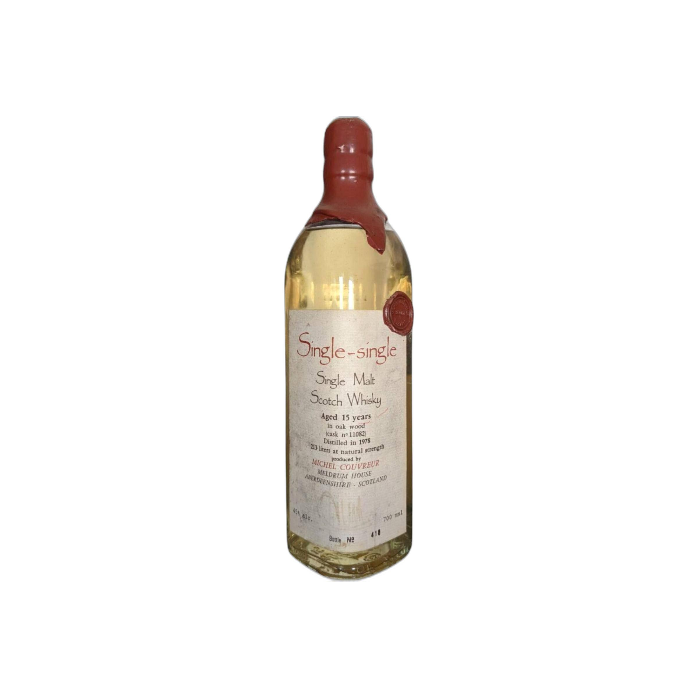 Michel Couvreur 1978 15 Years Single Malt Whisky