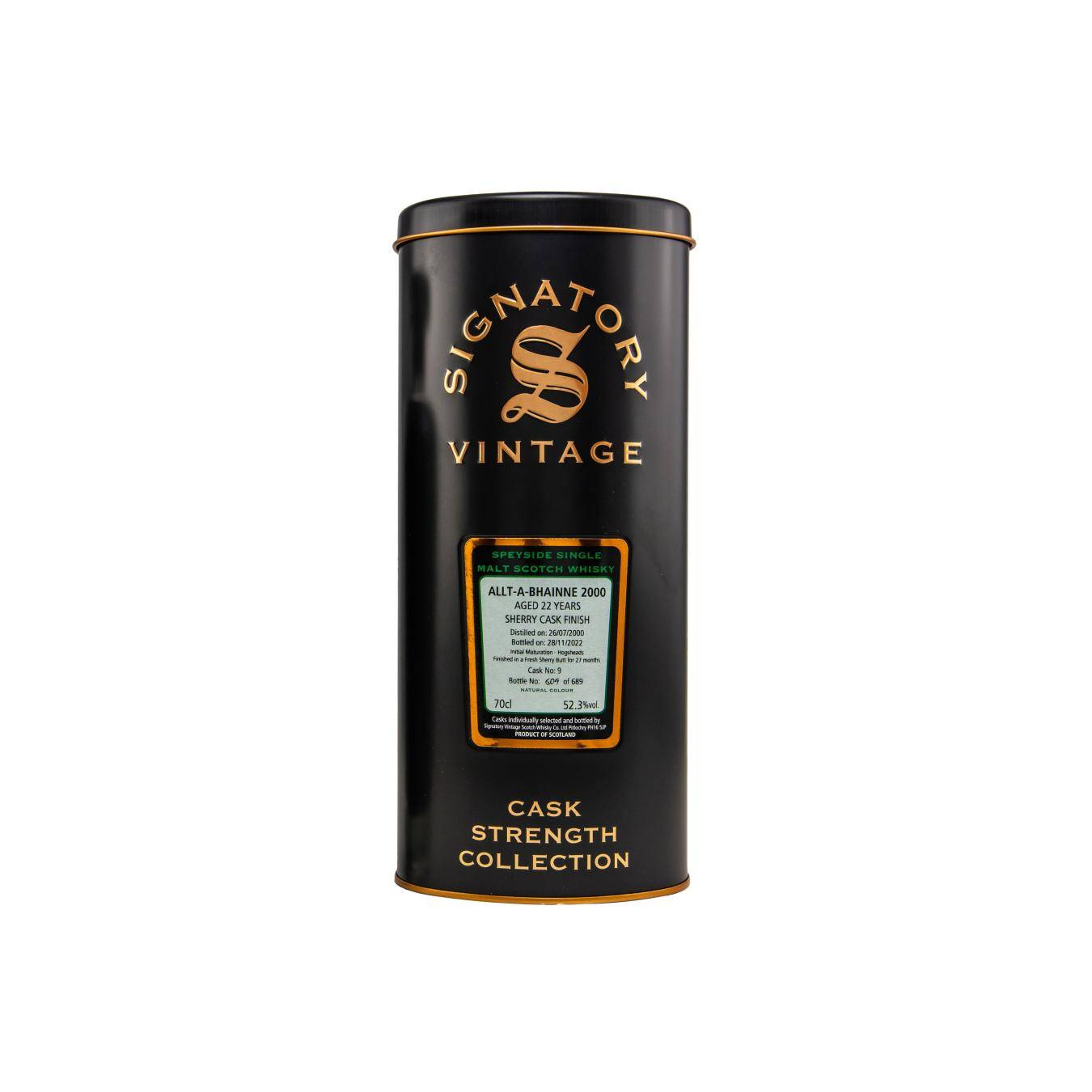 Signatory Vintage Cask Strength Collection 2000 22 Years Single Malt Whisky 3