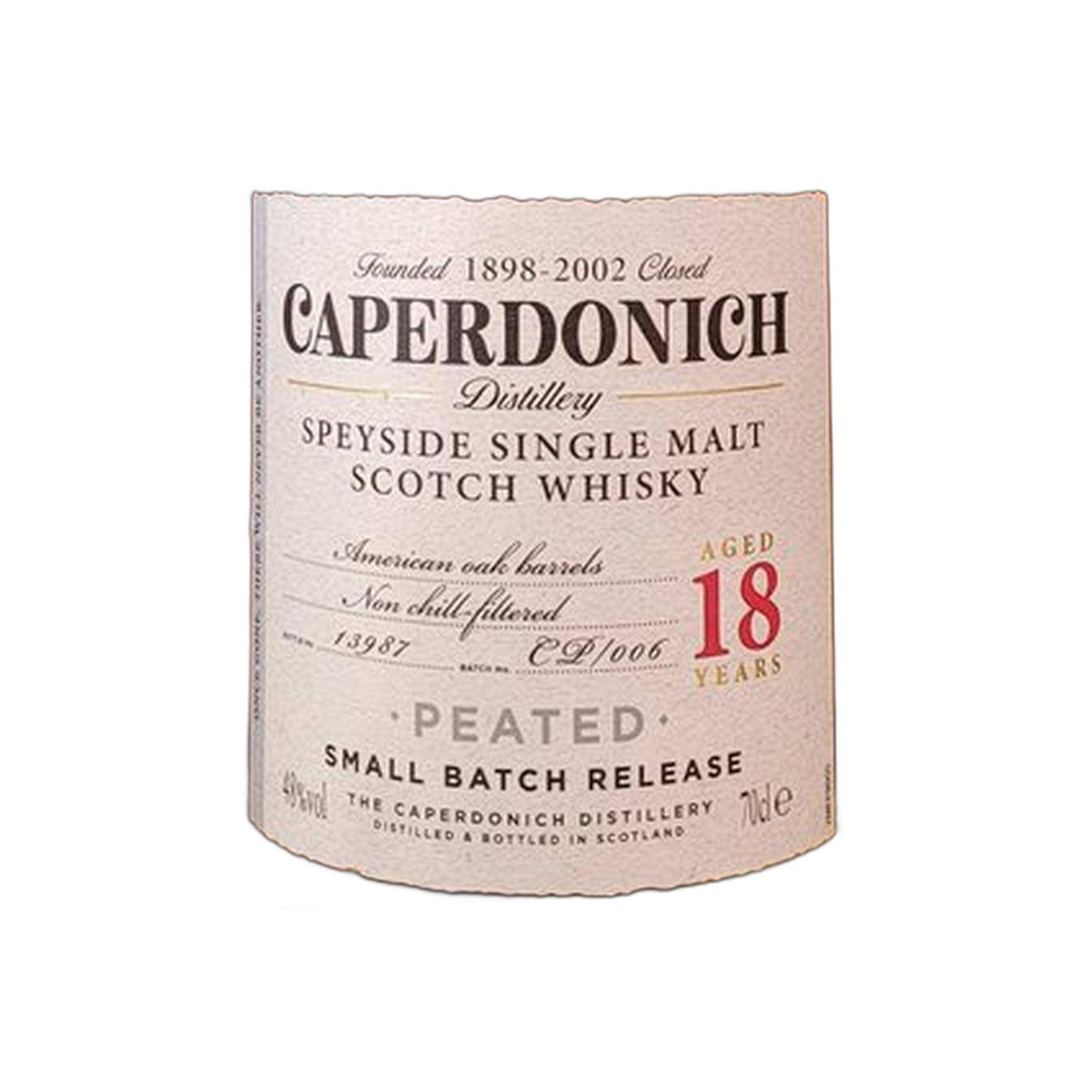Caperdonich 18 Years Single Malt Whisky 3