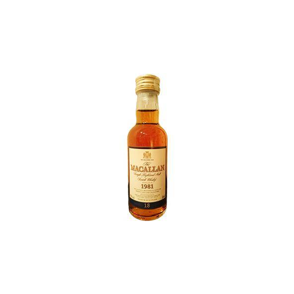 The Macallan 1981 18 Years Single Malt Whisky