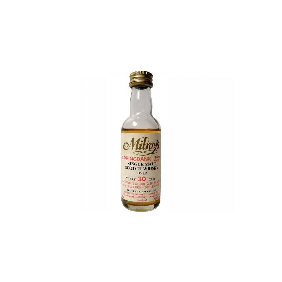 Springbank 1965 30 Years Single Malt Whisky