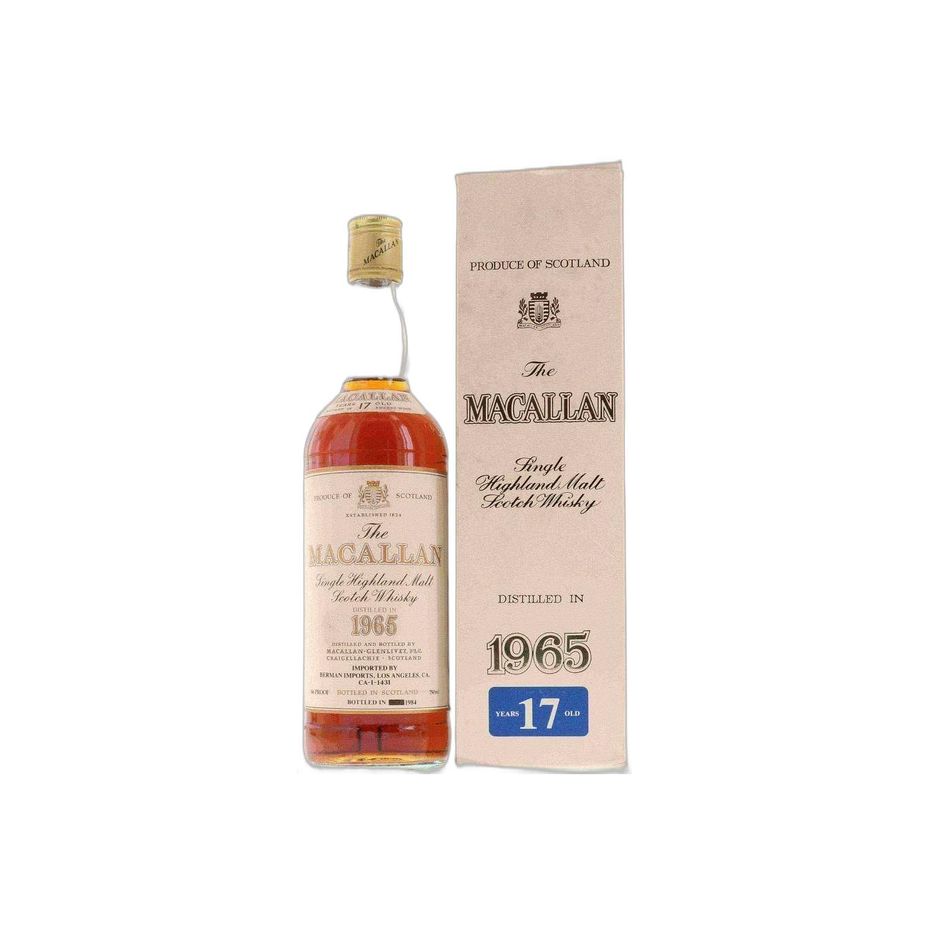 The Macallan 1965 17 Years Single Malt Whisky 2
