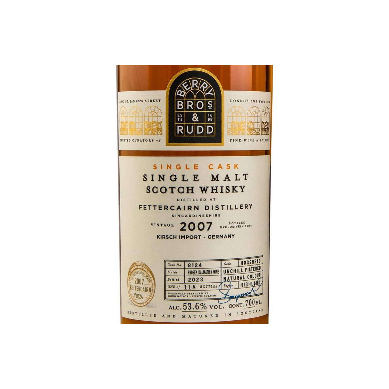Fettercairn Single Cask 2007 16 Years Single Malt Whisky 3